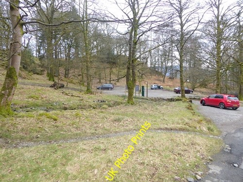 Photo 6x4 car park strutta - park, in