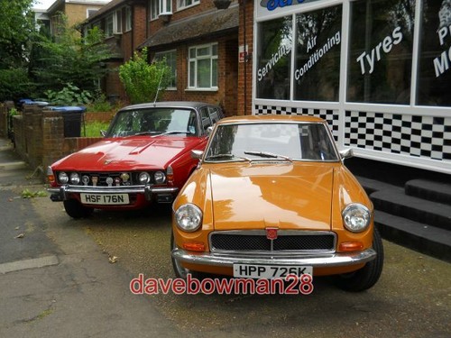 Photo rover 3500 and mgb - and, cars