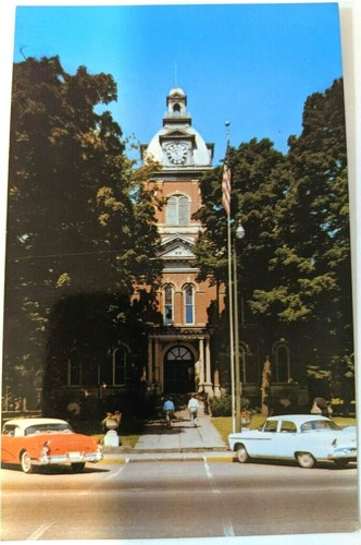Vintage 1956 postcard - vintage,