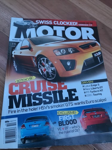 Motor car magazine oct 2006 - motor,