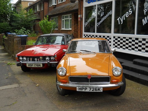 Photo rover 3500 and mgb - a3,