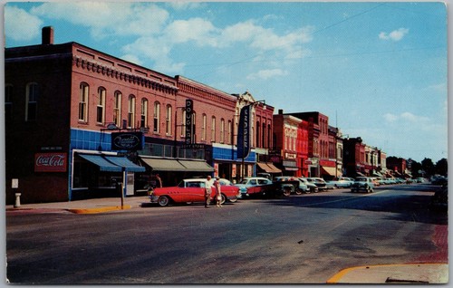 Street scene grange indiana - street, la
