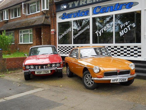 Photo rover 3500 and - and, mgb